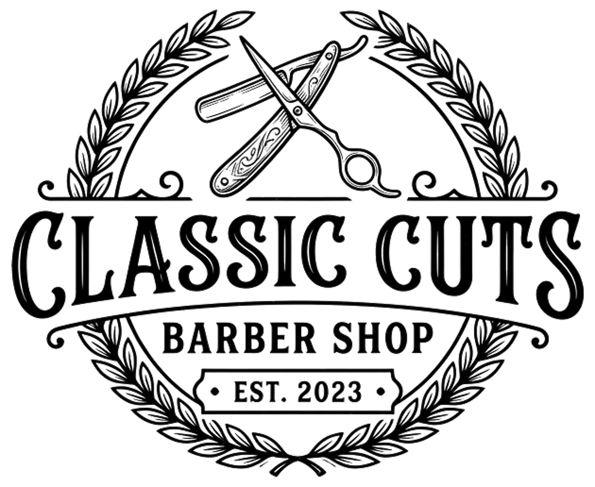 Test barber logo